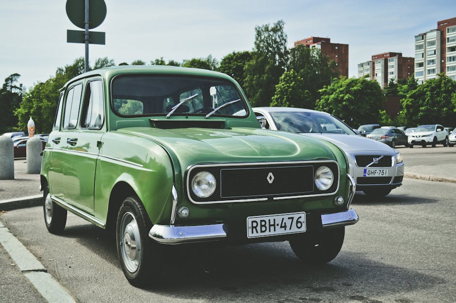 Classic green car representing reliable auto loans